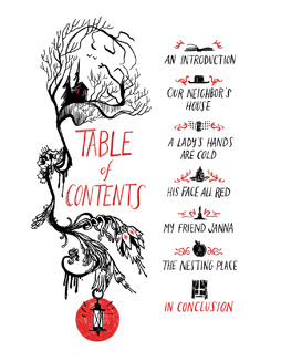 Through the Woods, table of contents