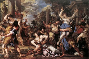 Rape of the Sabine Women, by Cortona