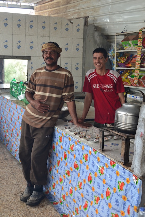 Roadside eatery.