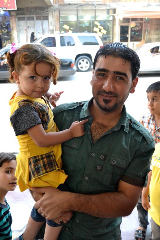 Proud dad in Nasiriyah
