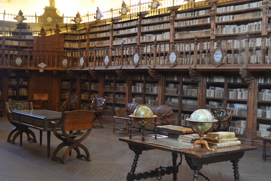 The old university library. Sadly, visitors can't browse.