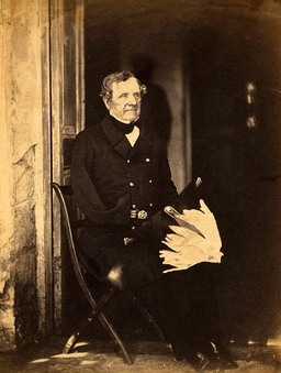 Field Marshal Fitzroy Somerset, 1st Baron Raglan, 1855 (Roger Fenton photo All World Wars website)