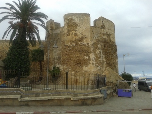 The land wall.