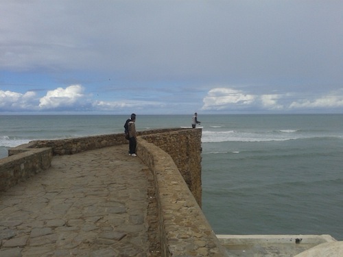 Looking out over the Atlantic