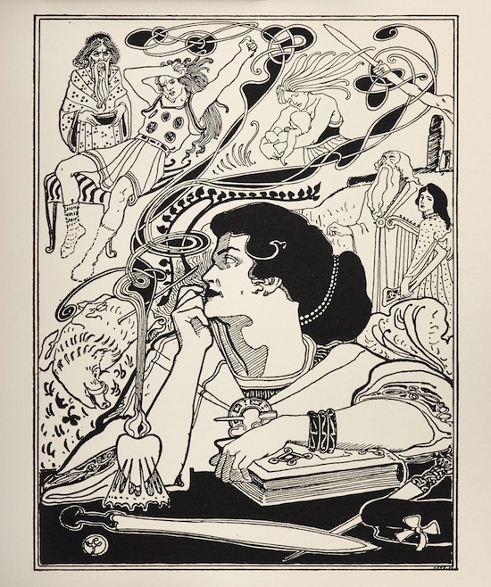 Celtic revival in the Victorian age. ‘Anima Celtica’ by John Duncan. The Evergreen, Book of Spring, 1895. Image H 22.5 cm. © National Museums Scotland, Edinburgh