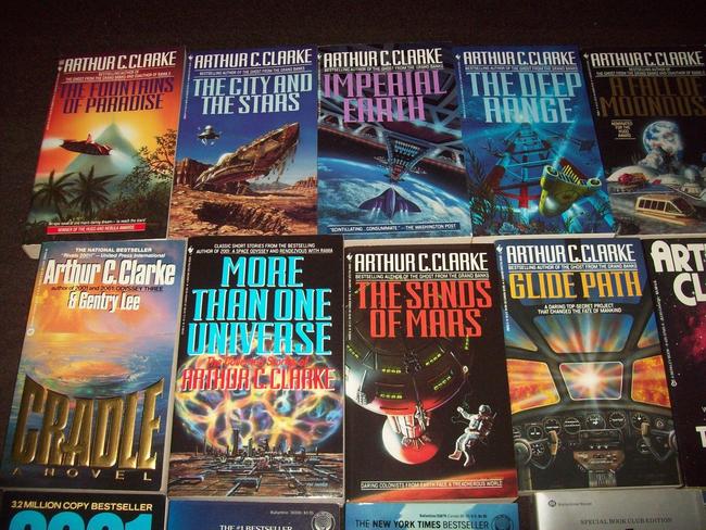 Arthur C. Clarke paperback collection-small