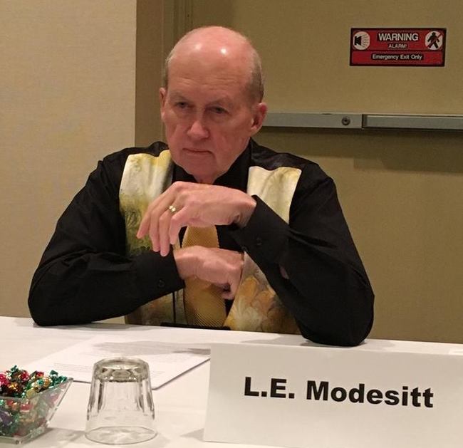 L.E. Modesitt at the 2015 World Fantasy Convention-small