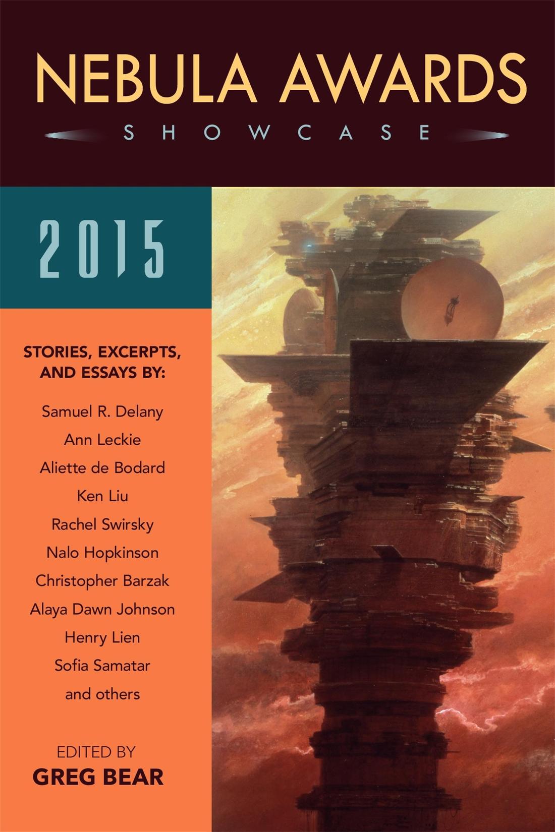 New Treasures Nebula Awards Showcase 2015, edited by Greg Bear Black