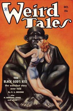 Weird Tales, October 1934. Cover by Margaret Brundage