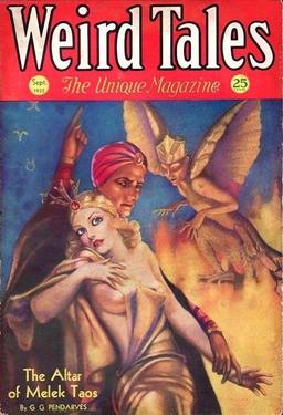 Weird Tales, September 1932. Cover by Margaret Brundage