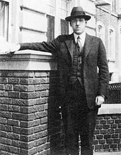 H.P. Lovecraft in Brooklyn, 1922.