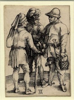 https://en.wikipedia.org/wiki/List_of_engravings_by_D%C3%BCrer#/media/File:14_Three_Peasants_in_Conversation.jpg;