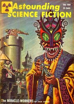 Astounding Science Fiction July 1958 The Miracle Workers Jack Vance-small