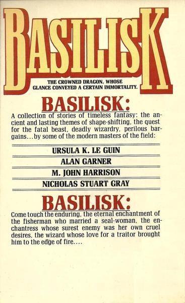 Basilisk Ellen Kushner-back-small