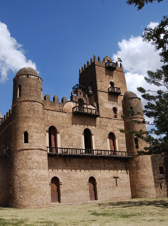 The palace of Fasiladas, Gondar, Ethiopia.