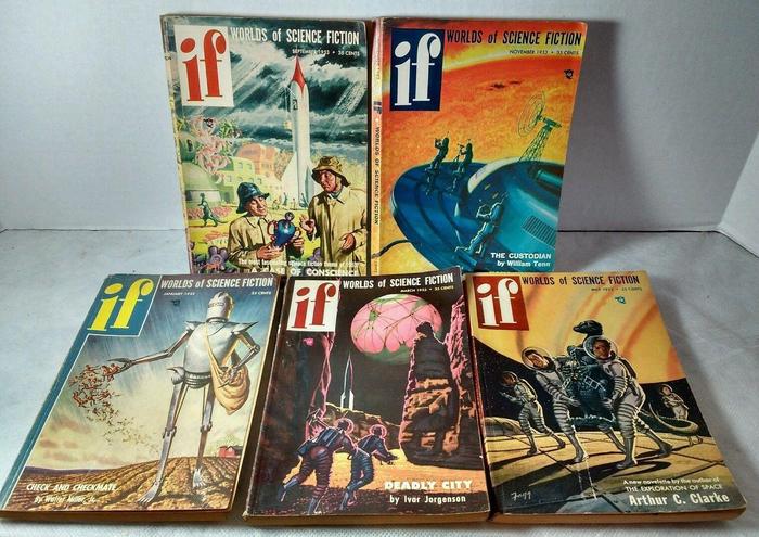 If Worlds of Science Fiction 50s lot-small