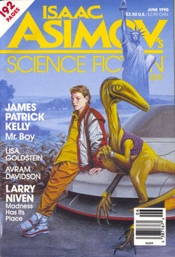 Isaac Asimov's Science Fiction Magazine June 1990-small