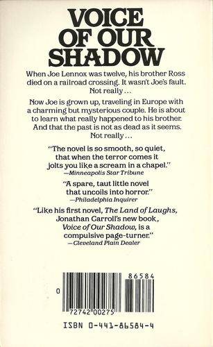 Voice of Our Shadow Jonathan Carroll-back-small