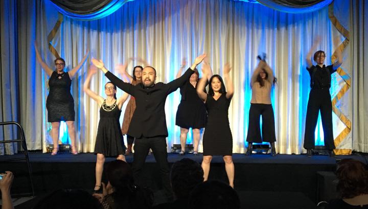 Henry Lien and the Eunuchs of the Forbidden City perform the brilliant Radio SFWA at the 2016 Nebula Awards 2-small