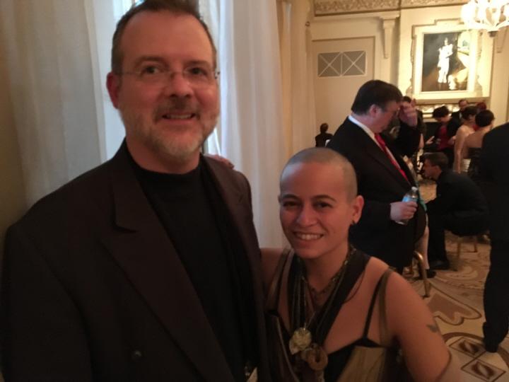 John O'Neill and Eva L Elasigue at the 2016 Nebula Awards Reception-small