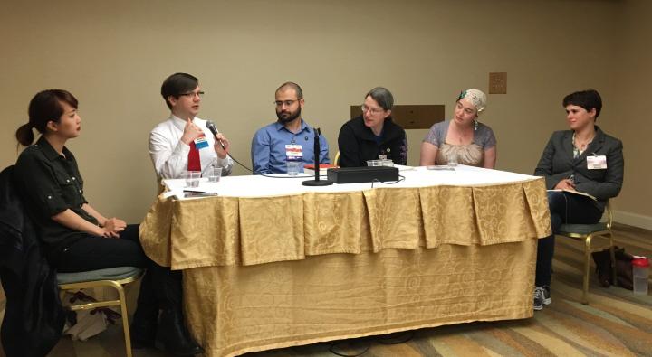 Michael R Underwood explains the Moral Responsibility of the Storyteller with Alyssa Wong EJ Fisher CSE Cooney and Helene Wecker-small