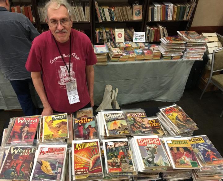 Ray Walsh sell fabulous pulps at at Windy City Pulp and Paper-small