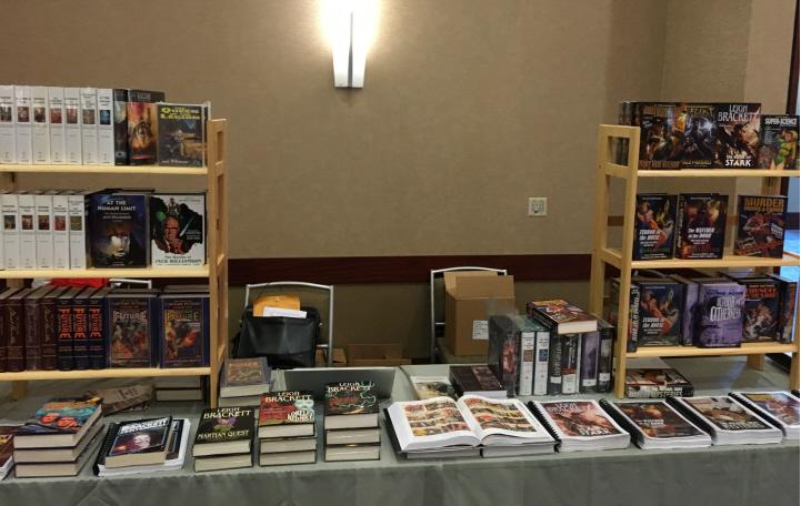 The always impressive Haffner booth at Windy City Pulp 2016-small