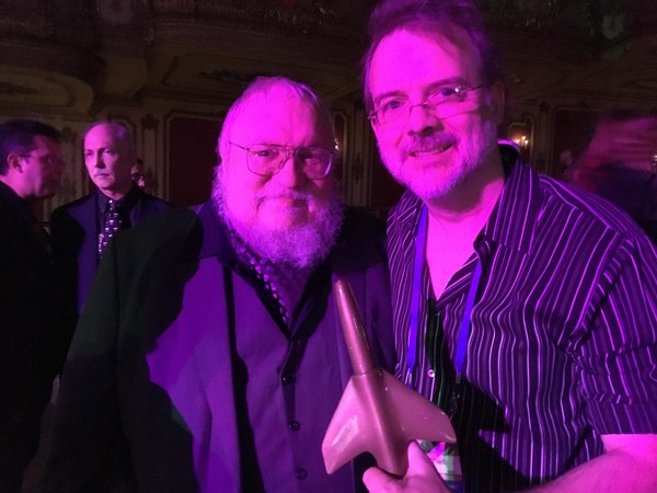 George RR Martin John O'Neill Alfie Award-small