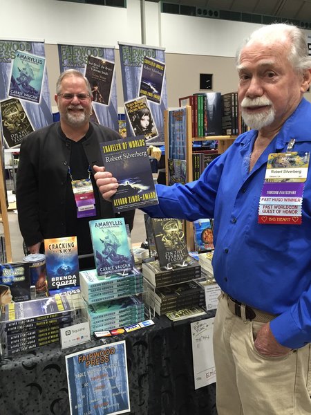 patrick-swenson-and-robert-silverberg-in-the-fairwood-press-booth-at-worldcon-small