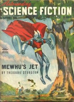Astounding Science Fiction November 1946 cover by Timmins