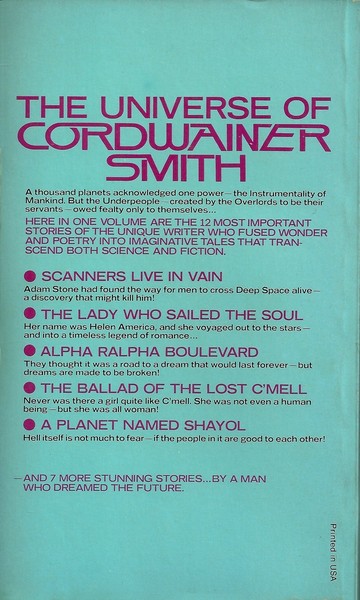 The Best of Cordwainer Smith-back-small