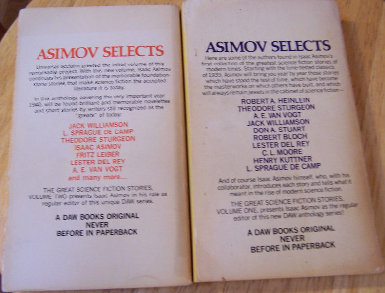 Isaac Asimov Presents the Great SF Stories 1 and 2-back-small