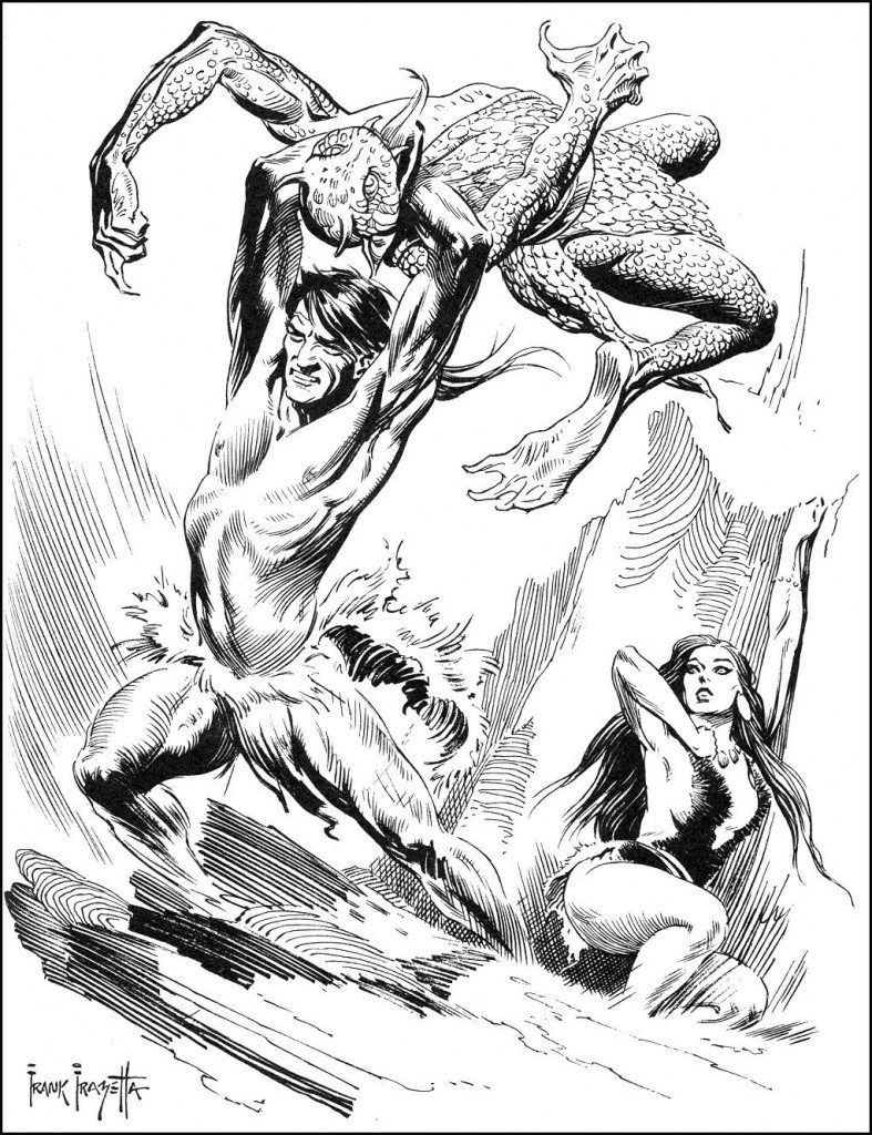 tarzan-at-the-earths-core-interior-frank-frazetta