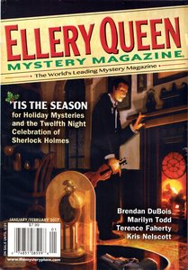 Ellery Queen Mystery Magazine January February 2017-rack