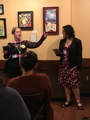 CSE Cooney and Amal El-Mohtar reading at Wiscon 2017 2-small