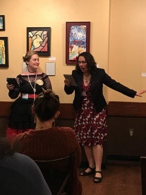 CSE Cooney and Amal El-Mohtar reading at Wiscon 2017 3-small