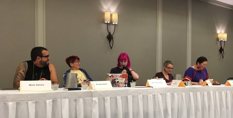 Revenge of Mecha Miscreants and Municipal Mysticism at Wiscon 2017-small