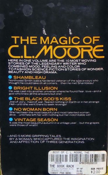 The Best of CL Moore-back-small