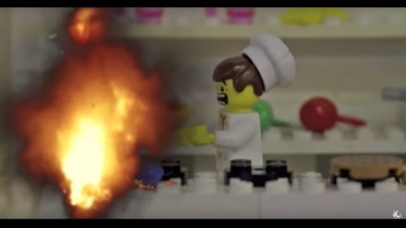 Lego Peter's Kitchen Disaster