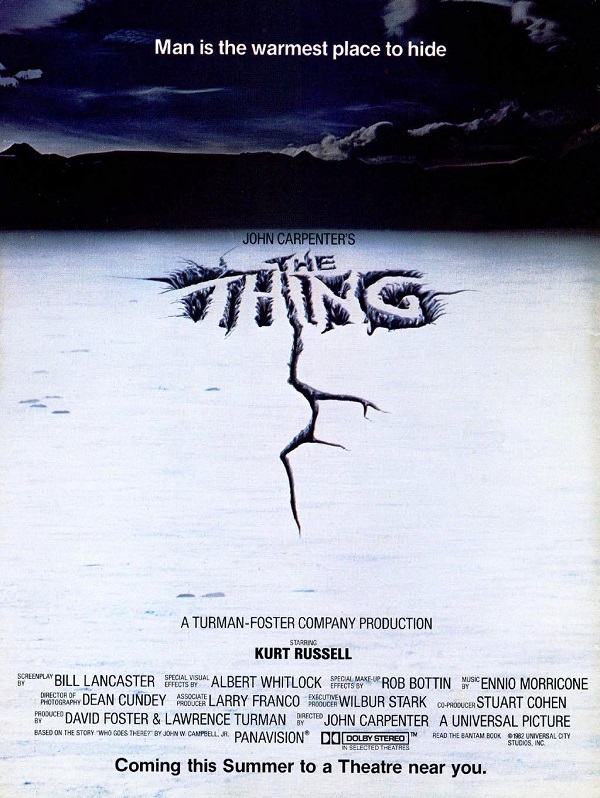 The Thing 1982 Classic Movie John Carpenter Action Wall Art Home