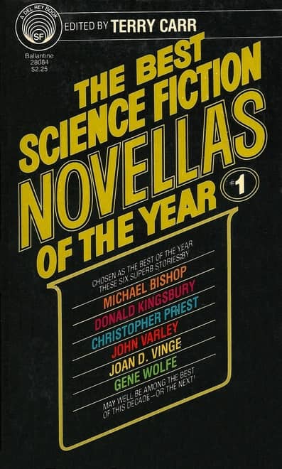 The Best Science Fiction Novellas of the Year 1 Terry Carr-small