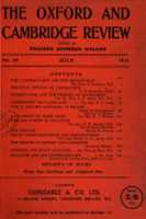 Oxford and Cambridge Review