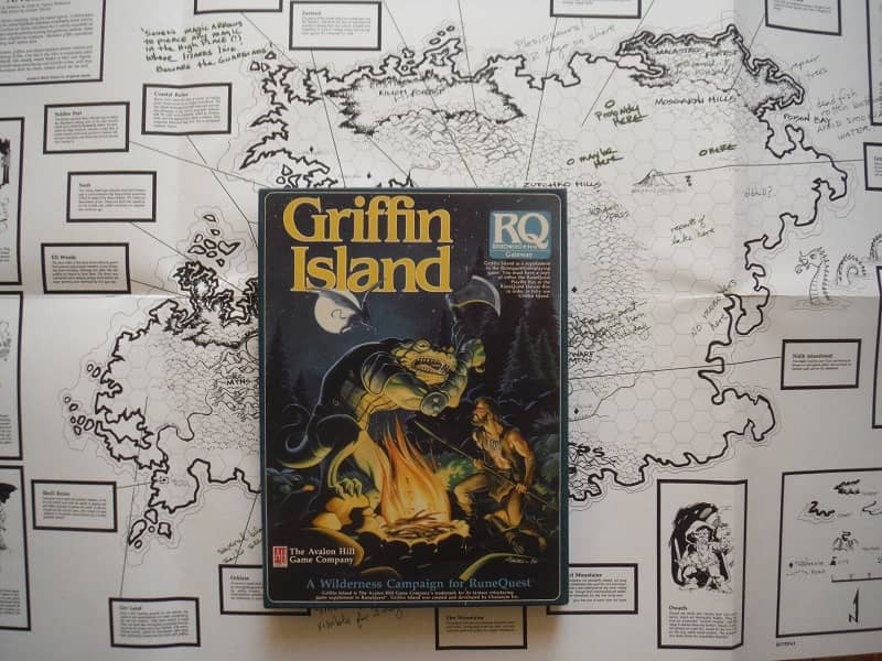 RuneQuest Griffin Island map-small