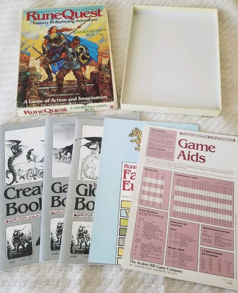 Runequest Gamemaster Third Edition boxed set-small