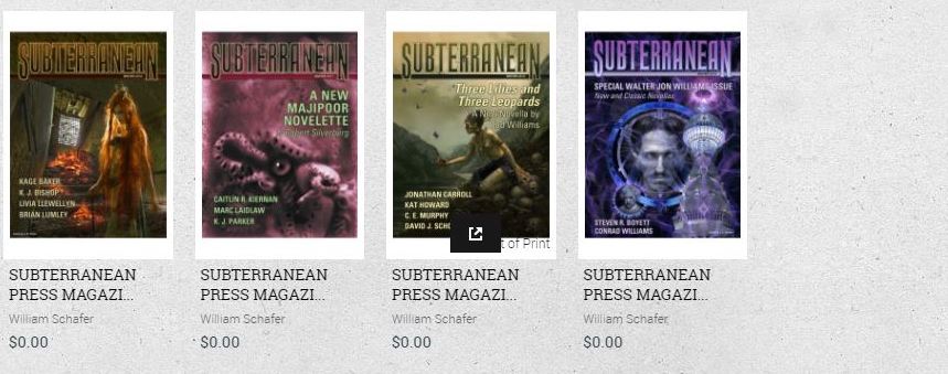 Subterranean Magazine digital back issues 3