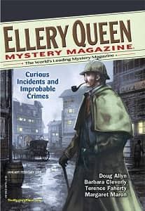 Ellery Queen Mystery Magazine January February 2018-rack