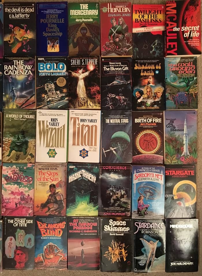 Science Fiction collection 65 novels 1970s-right-small