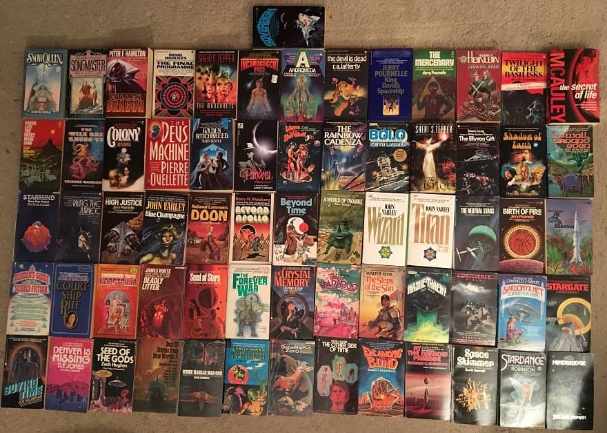 Science Fiction collection 65 novels 1970s-small