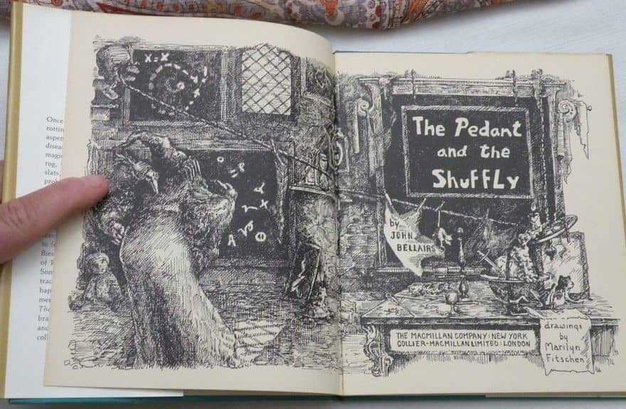 The Pedant and the Shuffly John Bellairs-inside-small