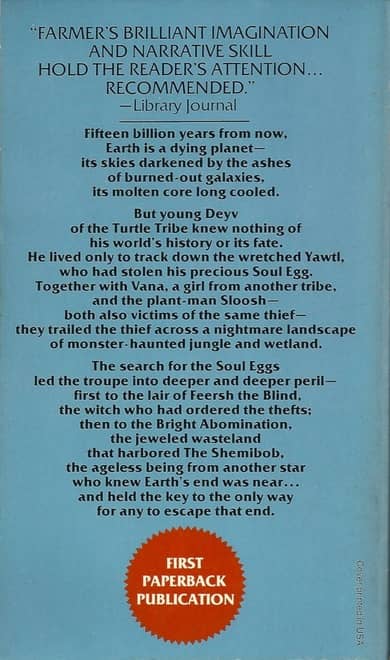 Dark is the Sun Philip Jose Farmer-back-small